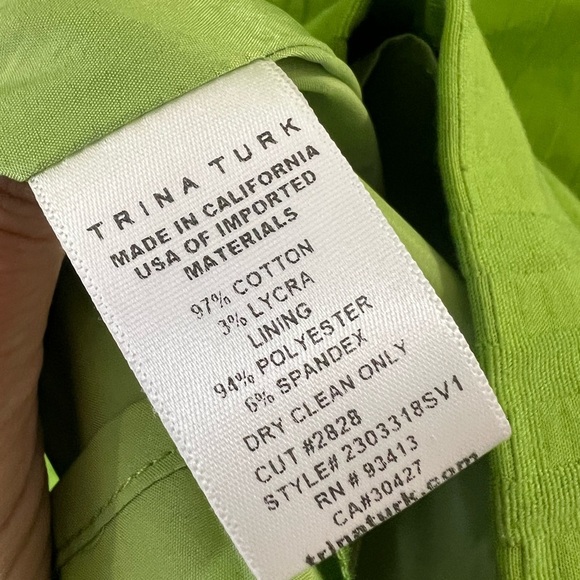 TRINA TURK Atrina Dress - Size 12 - NWT - vert color - Picture 7 of 8